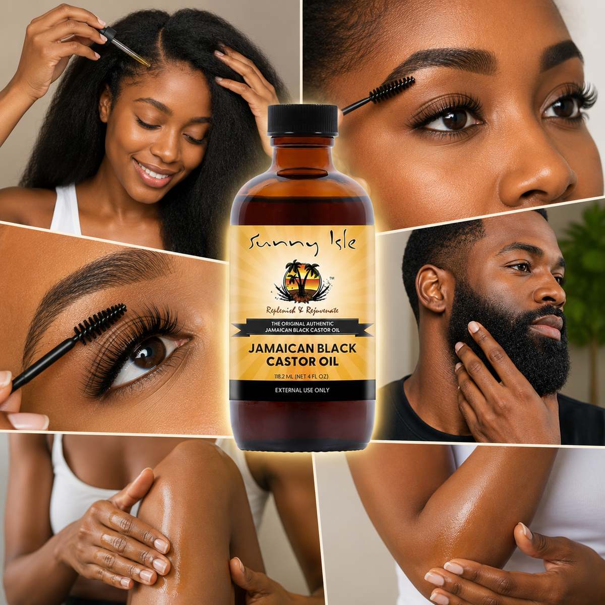 Ricin Prestige™ : Huile de Ricin Noire Jamaïcaine 100 % Pure