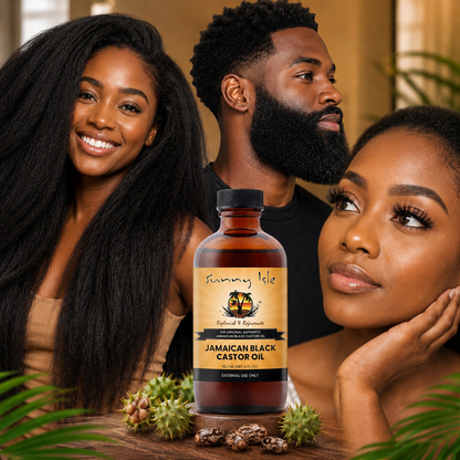 Ricin Prestige™ : Huile de Ricin Noire Jamaïcaine 100 % Pure