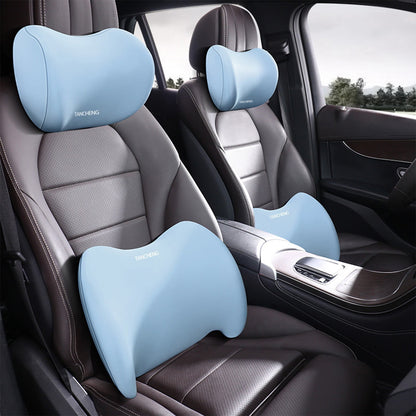 Coussins médicaux de soutient pour le cou et le bas du dos - Le confort idéal pour votre voiture et votre bureau